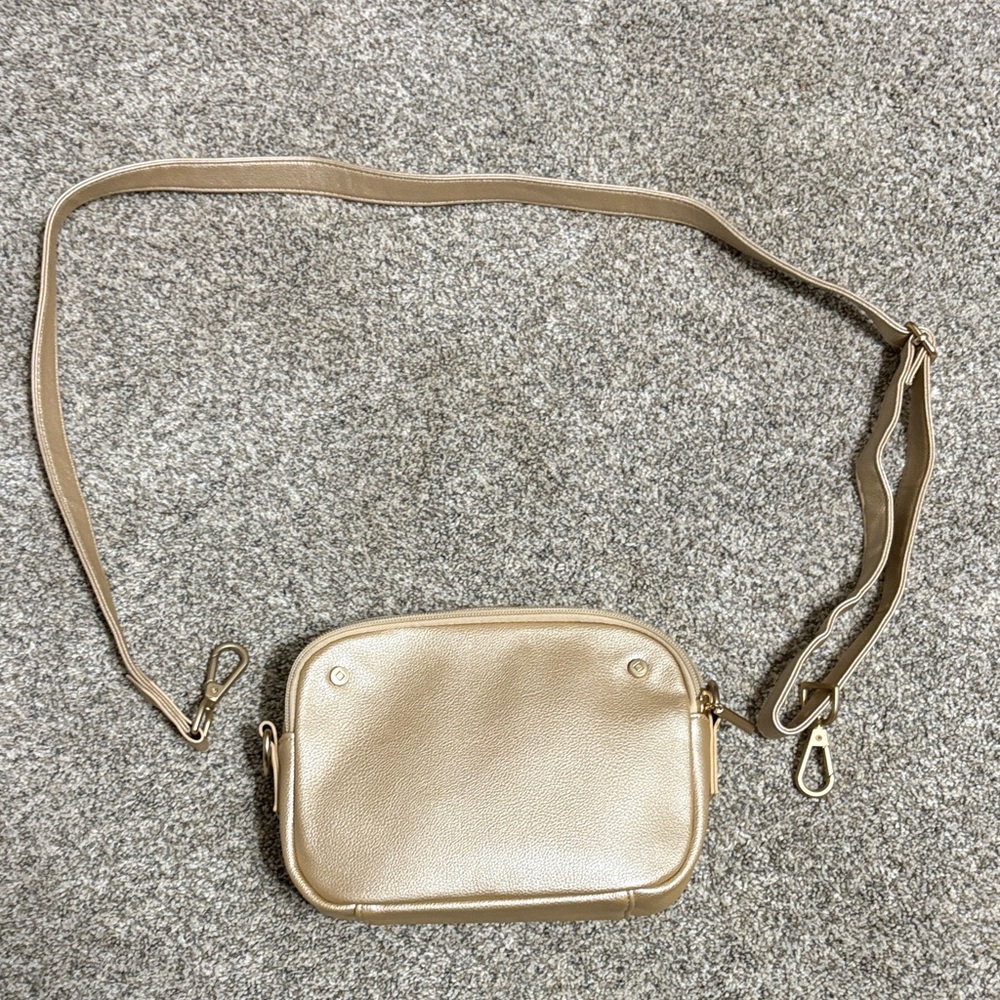 Thirty-One Gold Crossbody Bag